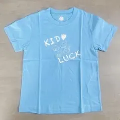 水色 トップス 子ども服 キッズ 110cm 新品未使用 Tシャツ 綿100%