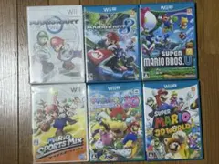 動作確認済み　wii & wiiu ソフト6本セット　マリオパーティ10 等