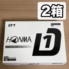 新品未使用 HONMA D1 ゴルフボール ホワイト 白 2ダース 2箱 24球