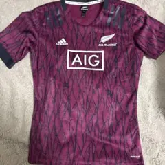 adidas ALL BLACKS ラガーシャツ XOサイズのサムネイル