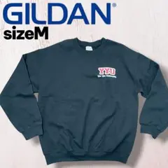 【美品！】GILDAN YYUロゴ ブラック スウェット M USA
