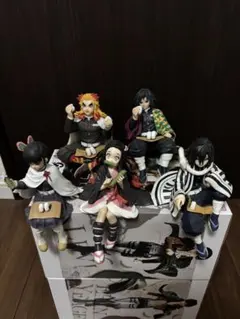 鬼滅の刃 プレミアムちょこのせフィギュア ５体まとめ売り 開封品 無限城編
