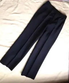 美品 スラックス スーツパンツ スーツズボン ビジネススーツスラックス ネイビー
