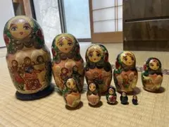 レア品 ヴィンテージ 1990年 旧ソ連製 マトリョーシカ USSR製ロシア