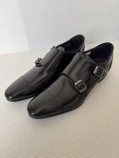 【新品】REGAL ダブルモンクストラップ ブラック革靴