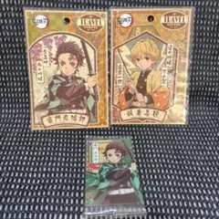 鬼滅の刃　竈門炭治郎　我妻善逸　トラベルステッカー　シール　2枚セット