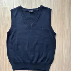 COMME CA ISM ベスト 150A ネイビー