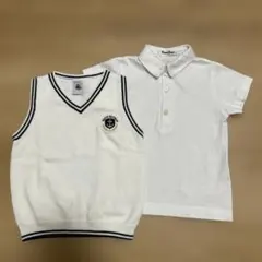 familiar ポロシャツ90 プチバトーベスト95 セット