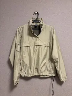 ベージュ ハーフジップ マウンテンパーカー　gap