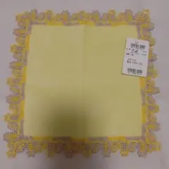 近沢レース 猫に小判　ハンカチ