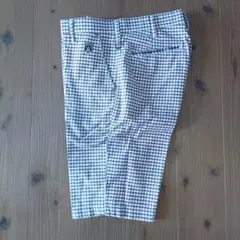 EDWIN GOLF チェック柄ハーフパンツ