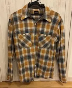 40サイズ　THE FLAT HEAD ネルシャツ