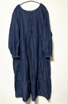 ティアードワンピース 長袖