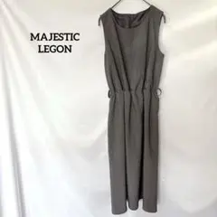 ♦︎MAJESTIC LEGON ノースリーブ ワンピース　M ウエスト紐なし