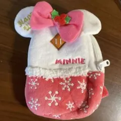 ミニーマウス　リュックミニ型ポーチ　カラビナ付き