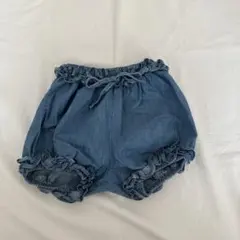 Catherine Cottage フリル付きショートパンツ 80cm デニム