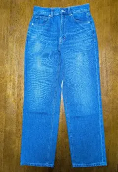 GU ストレートデニム ブルー S