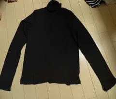 GU ブラック タートルネック インナー M