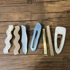 7個セット ヘアクリップ