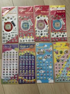 セリア　たまごっちシール8点セット