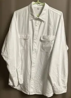 GU 長袖シャツ ホワイト Lサイズ
