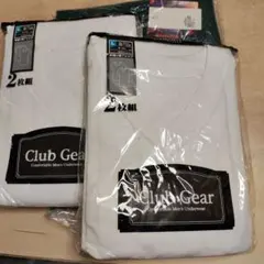 Club Gear VネックTシャツ 2枚組 Lサイズ2セット　緑Tシャツ1枚