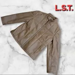 L.S.T. ブラウンレザー 豚革 アウター