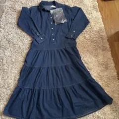 ☆Give Re Collection☆デニムティアードワンピース