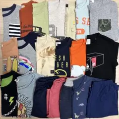 子供服　夏服　半袖　半ズボン　130サイズ　まとめ売り