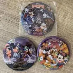 東京ディズニーランド ハロウィン缶バッジ 3個セット