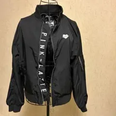 ピンクラテ　アウター黒