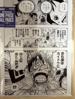 ONE PIECE BASE SHOP ALL PAGES 扉絵 ルフィ - メルカリ