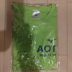 青島太平洋マラソン 2025 参加賞 Tシャツ ミズノ 紳士 Ｌサイズ