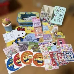 サンリオ サンリオグッズ ハローキティ クロミ 筆箱 ペン立て シール