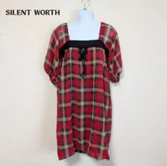 SILENT WORTH タータン ベビードール ドレス　ワンピース　チェック柄