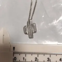 ネックレス さぼてん サボテン シルバー アクセサリー アクセのサムネイル
