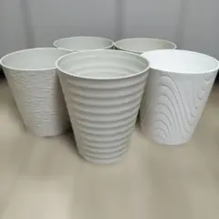 植木鉢　胡蝶蘭鉢　サイズいろいろ　5鉢セット