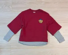 こず様専用☆プティマイン　くま刺繍トレーナー