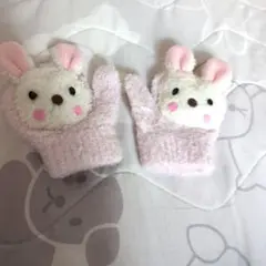 西松屋 ウサギ 手袋 1～2歳 女の子