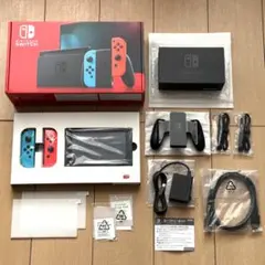 美品 Nintendo Switch 本体 + SDカード + 保護フィルム