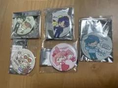 とびユニ サンリオ コラボ 缶バッチ 5個セット