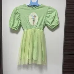 Disney ティンカーベル 半袖ワンピース XL 120〜130cm