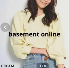 basement online ボリュームパフスリーブブラウス F 春 イエロー