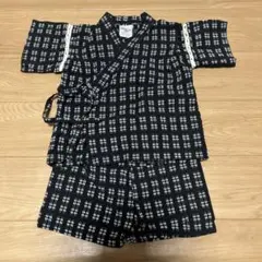 甚平　黒　90cm