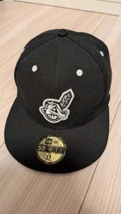 ニューエラ インディアンス キャップ ブラック 59Fifty 7 1/2