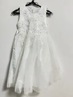 ホワイト刺繍ドレス 130/64