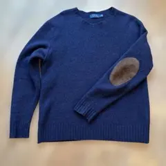 Polo ラルフローレン エルボパッチ ニット