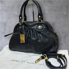 美品✨マークジェイコブズ y2k ハンドバッグ 2way ブラック 本革 レザー
