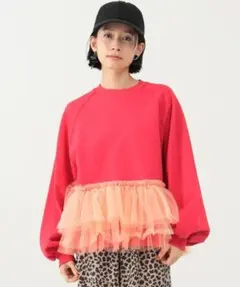 CAROLINA GLASER カロリナグレイサー チュールトレーナースウェット