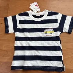 petit main ストライプ Tシャツ 100